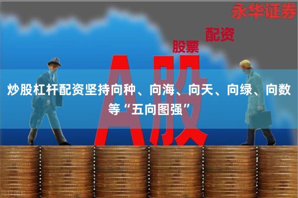 炒股杠杆配资坚持向种、向海、向天、向绿、向数等“五向图强”